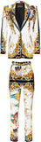 Native Print Blazer and Pant Set