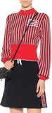 Cropped Knit Jacket, Red