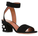 Jeweled Heel Sandals