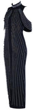 Bead & Crystal Embellished Dress, Black