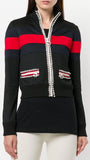 Crystal-Embellished Technical Jersey Jacket