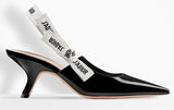 J'Adior Heeled Shoe in Black Leather