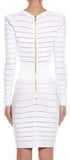 Fitted V-Neck Dress