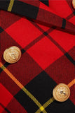 Tartan Wool Mini Dress