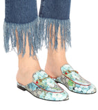 Princetown Coated-Canvas Slippers