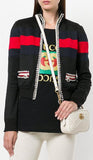 Crystal-Embellished Technical Jersey Jacket