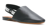 Logo Sling-Back Mules