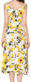 *Extended Sizes* Floral & Lemon Print Dress