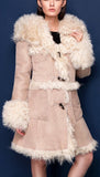 Shearling Suede Coat