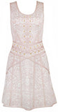 'Katrina' Lace-Up Grommet Dress