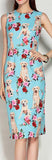 *Extended Sizes* Dog & Rose Print Dress