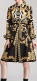 Baroque Print Coat