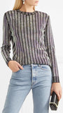 Embellished Long-Sleeve Top