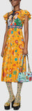 'Unskilled Worker' Print Dress, Yellow