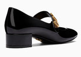 Baby-D Ballet Pump in Black Patent Calfskin