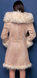 Shearling Suede Coat