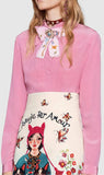 Pleated Pink Shirt
