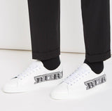 Albert Logo-Print Leather Trainers - White or Black