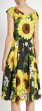 *Extended Sizes* Sunflower Print Dress