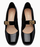 Baby-D Ballet Pump in Black Patent Calfskin