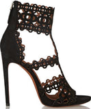 Laser Cut Suede Sandals | DESIGNER INSPIRED FASHIONS