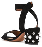 Jeweled Heel Sandals