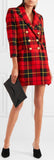 Tartan Wool Mini Dress