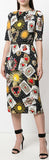 *Extended Sizes* Playing Cards Print Dress