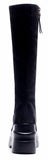Suede Leather Platform Boots - Black or Brown