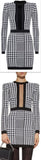 Houndstooth Mini Dress
