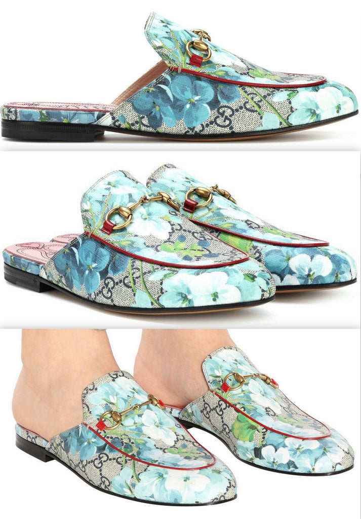 Princetown Coated-Canvas Slippers
