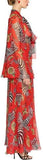 Fruit & Zebra Print Chiffon Gown | DESIGNER INSPIRED FASHIONS