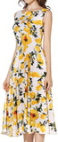 *Extended Sizes* Floral & Lemon Print Dress