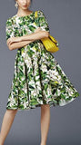 *Extended Sizes* Floral Print Dress