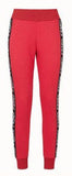 Logo Zip Jersey Sweatshirt and Pant Set, Red