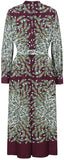 Belted Print Shirt-Dress