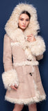 Shearling Suede Coat