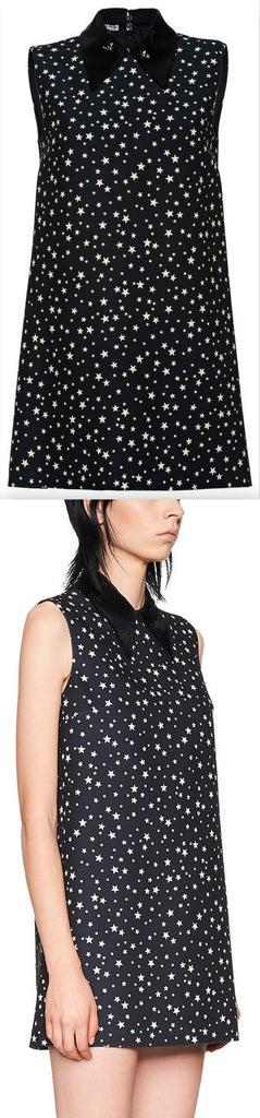 Star Printed Cady Dress