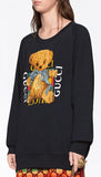 Teddy and Logo Print Sweatshirt