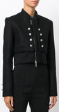 Cropped Military Jacket