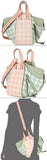 Gingham Hammock Bag