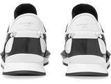 Runner Elastic Leather and Suede-Paneled Sneakers