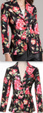Floral Print Blazer