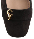 Cest Black Suede Pump