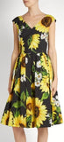 *Extended Sizes* Sunflower Print Dress