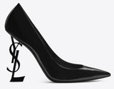 Black Patent Opyum Pumps