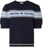 Logo Intarsia Knit Sweater
