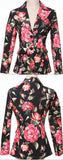 Floral Print Blazer