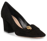 Cest Black Suede Pump