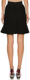 Crystal-Bow A-Line Miniskirt, Black